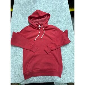 Alternative Apparel Mens Red‎ Pullover Hoodie Sweatshirt Small Fleece 09575HP